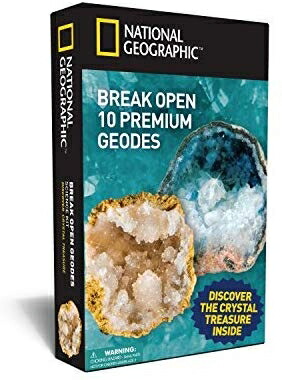National Geographic Break Open 10 Geodes and Explore Crystals Science Kitの通販は 13,350円