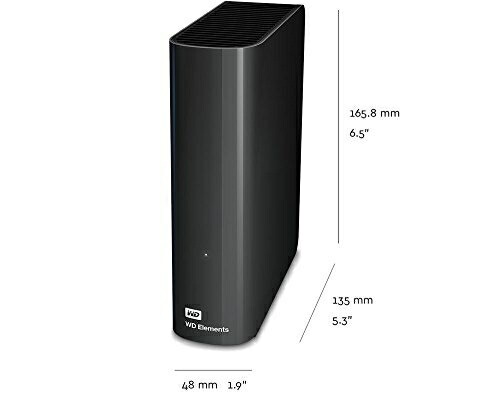 WD 外付けハードディスク 8TB Elements Desktop External Hard Drive