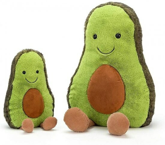 アボカドぬいぐるみ 4サイズセット JellyCat ジェリーキャット アボカド ぬいぐるみ Amuseable