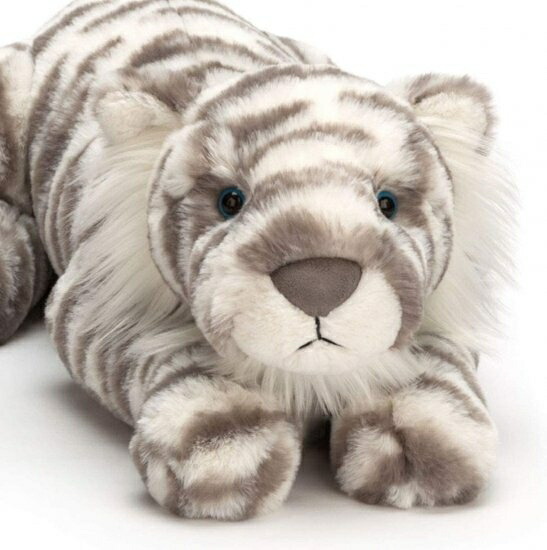 Jellycat ジェリーキャット Sacha Snow Tiger SACRB1 ホワイト