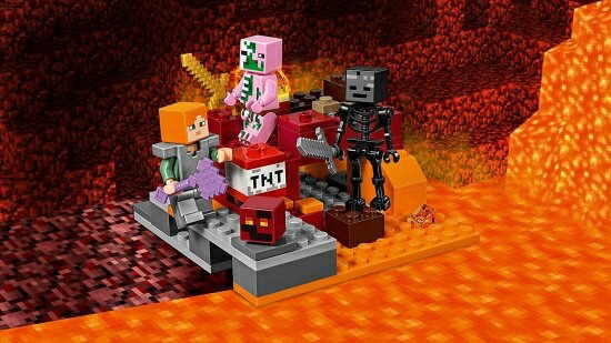 LEGO Minecraft The Nether Fight 21139 レゴ マインクラフトザネー