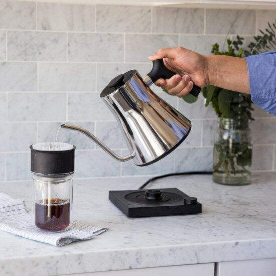 Stagg EKG Electric Pour-Over Kettle For Coffee And Tea, Polished Steel, Variable Temperature Contr_2
