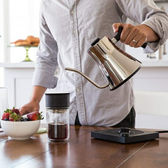 Stagg EKG Electric Pour-Over Kettle For Coffee And Tea, Polished Steel, Variable Temperature Contr_3