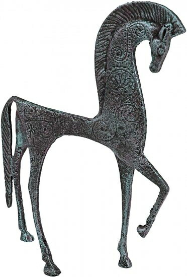 (Horse) - Design Toscano SP806 Greek Ironwork Spartan Horse Statue