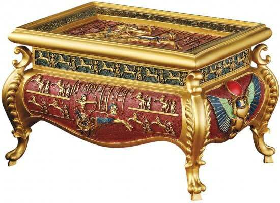 Design Toscano The Pharaoh's Chariot Treasure Box