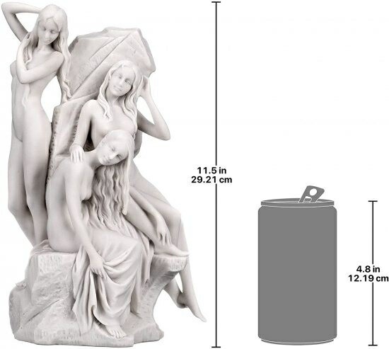 (White) - Design Toscano The Bathers Bonded Marble Statue