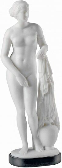 Design Toscano QS229245 クニドスのアフロディーテ 接着大理石樹脂像 11インチ ホワイト