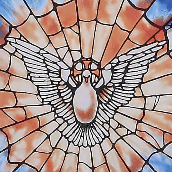 The Holy Spirit Replica Stained Glass Window