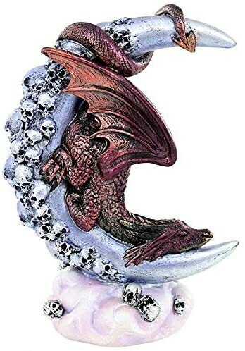 Design Toscano ムーンビーム ドラゴン像 フルカラー_1
