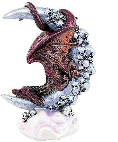 Design Toscano ムーンビーム ドラゴン像 フルカラー_3