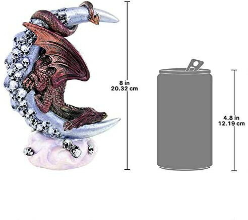 Design Toscano ムーンビーム ドラゴン像 フルカラー_5