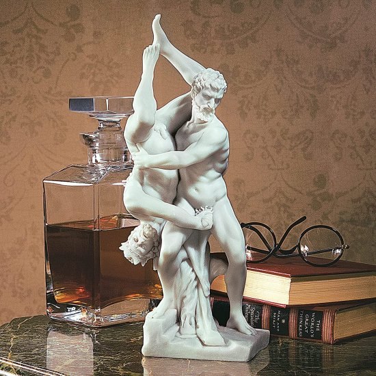 Design Toscano 30cm Hercules &amp; Diomedes Statue Sculpture_2
