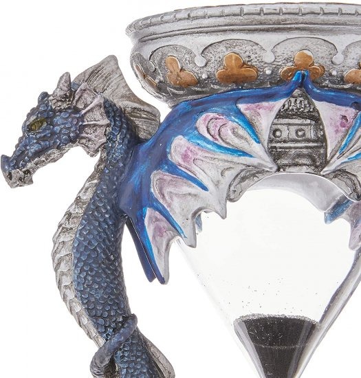 (Single) - Design Toscano - Halloween - Death's Door Dragon Sandtimer Hourglass_2