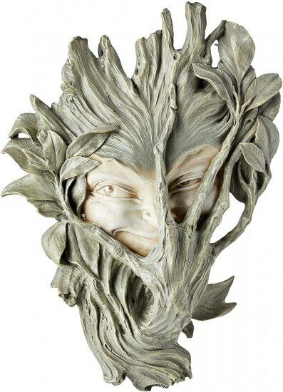 Design Toscano Bashful Wood Sprite Wall Sculpture
