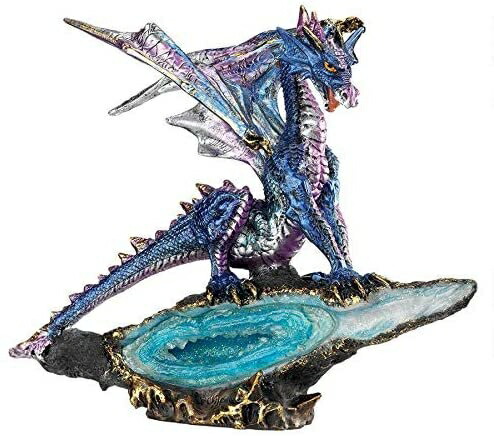 Design Toscano ジオード ガーディアン ゴシック ドラゴン 像 QS9290928の通販は