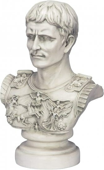 Design Toscano 45.7cm Caesar Primaporta Sculptural Bust_5