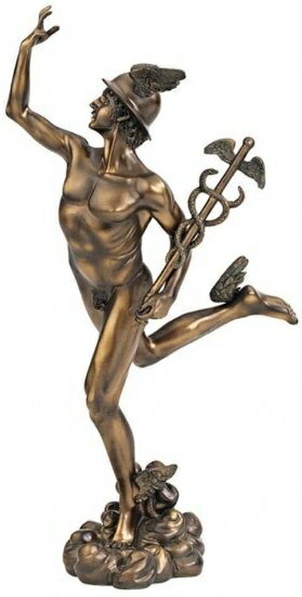Design Toscano The Flying Mercury (Hermes) Statue (1580)の通販は 31,850円