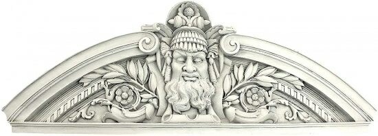 Design Toscano Prometheus The Rebel Titan Sculptural Wall Pediment by Design Toscano