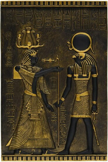 (Horus) - Design Toscano Egyptian Temple Stele Horus Plaque