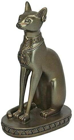 Design Toscano Bastet、古代エジプトの猫の女神、7.5インチ、M、ブロンズ 13,172円