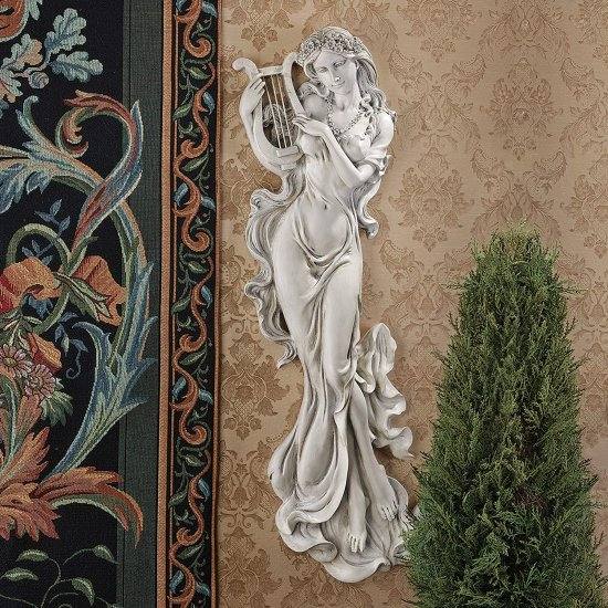 (Single) - Design Toscano Musical Muse Wall Sculpture