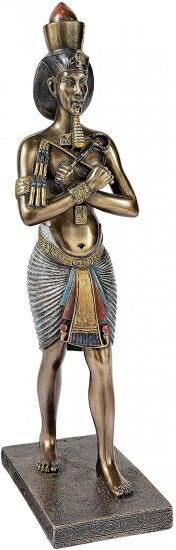 Design Toscano WU73515 Akhenaten Amenhotep IV エジプトの王像 ブロンズ