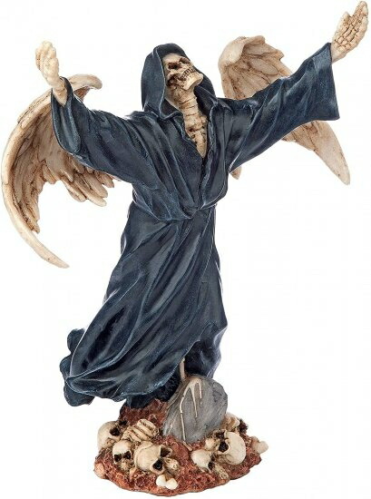 Design Toscano JQ9369 Grim Reaper ダークパッセージ ゴシック像 11インチ フルカラー