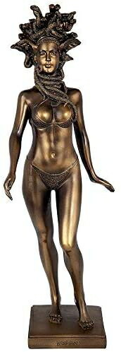 Design Toscano Medusa ゴルゴの女神 ギリシャ神話像 ブロンズ仕上げの通販は