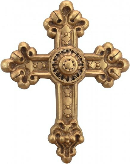 Design Toscano バロック ニューワールド クロス壁彫刻