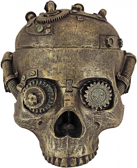 Design Toscano Steampunk Skull Containment Vessel by Design Toscanoの通販は 18,450円