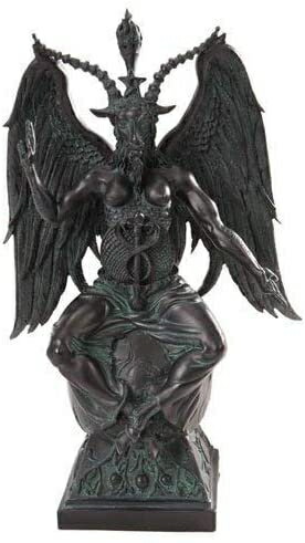 バフォメット ラージスタチュー(像) Baphomet Large Statue Black/Green