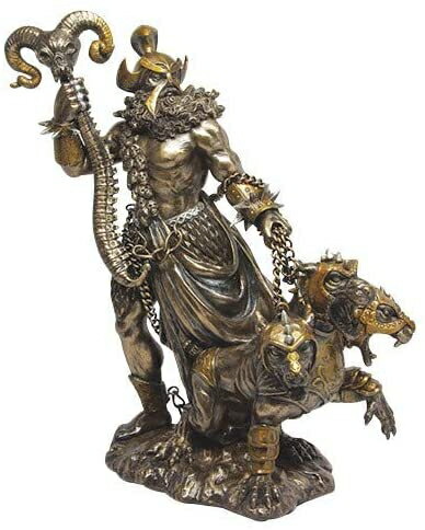Greek God of Hadesアンダーワールドwith Cerberus Statue Pluto Roman Olympian by Pacific Giftwareの通販は 20,930円