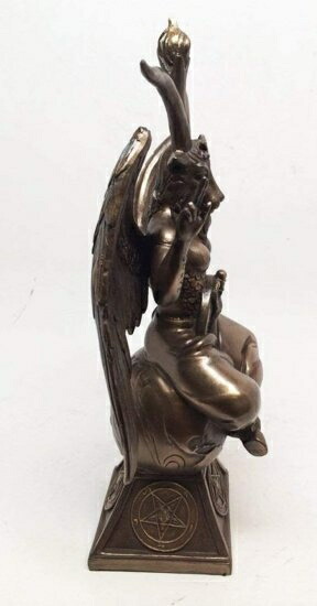 Pacific Giftware Goat Baphomet Satanism Sabbatic Sculpture, Bronze by Pacific Giftware