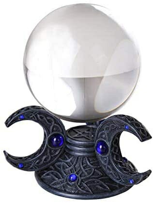 Pacific Giftware トリプルムーン女神ウィッカンと魔女クラフトクリスタル観測ボール