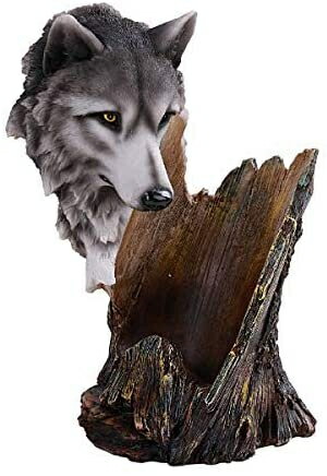 Pacific Giftware PT ワイルドウルフワインボトルホルダー 装飾ディスプレイスタンド ファンタジーバー装の通販は 17,424円