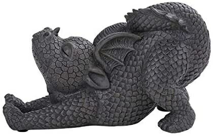 Pacific Giftware PT ガーデンドラゴン ストレッチアウト ドラゴンガーデンディスプレイ 装飾アクセント