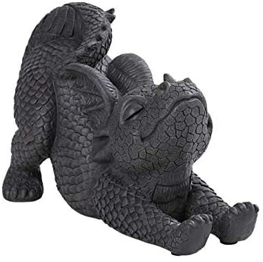 Pacific Giftware PT ガーデンドラゴン ストレッチアウト ドラゴンガーデンディスプレイ 装飾アクセント