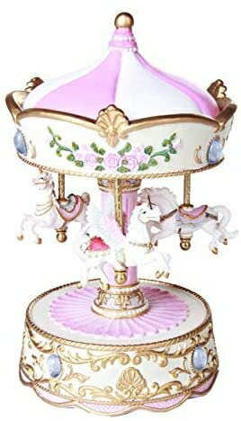 Pacific Giftware ファンタジー ネバーランド ユニコーンとペガサス ビンテージ カルーセル オルゴールの通販は