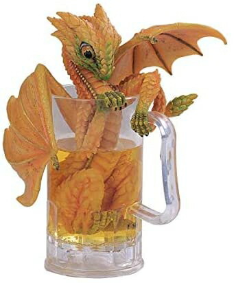Pacific Giftware PT Drinks and Dragonsシリーズ ビールマグに入った翼ドラゴン 樹脂製フィギュア Stanl