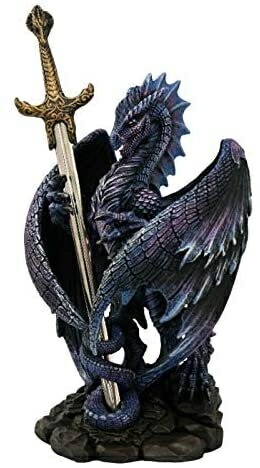 Pacific Giftware ドラゴンブレードシリーズ Nether Blade Dragon レターオープナー 高さ8インチ