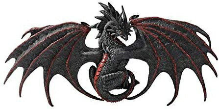 Pacific Giftware レッドブラックマリスドラゴン 壁飾り板 Ruth Thomson Dragons Lair