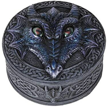 Pacific Giftware ノベルティ ローリングアイ ファンタジー ドラゴン 樹脂小物入れ 収集品