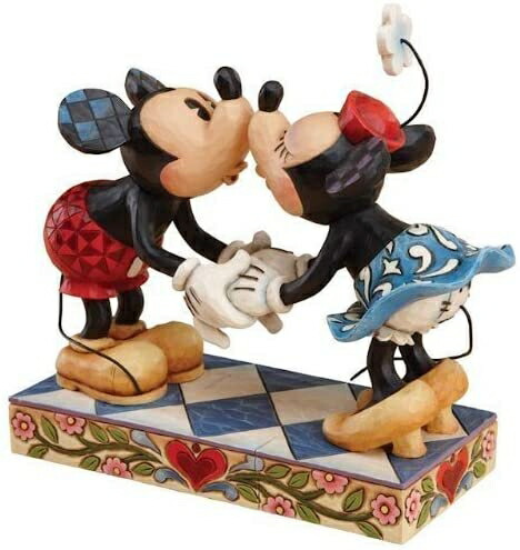 ディズニー トラディション Enesco Disney Traditions 置物 フィギュア ミッキー＆ミニー キッシング Mic 10,640円