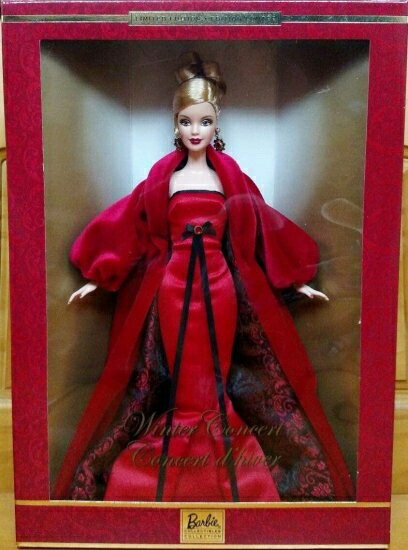 限定版★2002 Limited Edition Winter Concert Barbie Collectible Doll　バービーコレクタブル　ドール