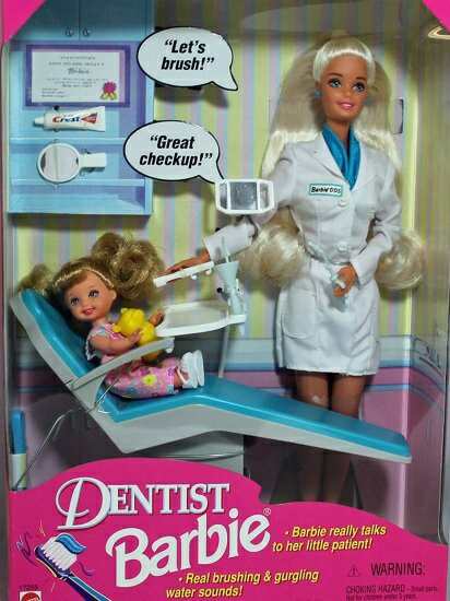 Amazon.com: Dentist Barbie from 1997 : Toys & Games