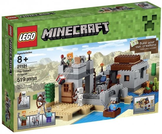 レゴ マインクラフト 砂漠地帯 21121 LEGO Minecraft 21121 the Desert Outpost Building Kit