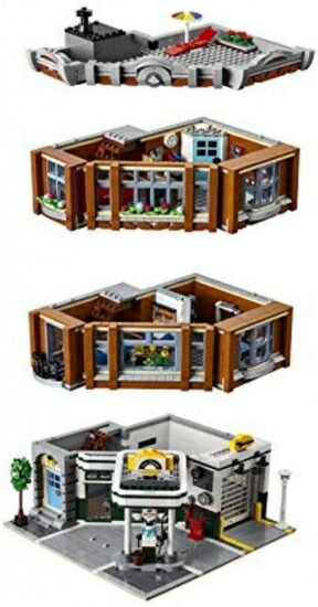 レゴ（LEGO）クリエイター・エキスパート コーナー・ガレージ（街角のガレージ）Corner Garage 10264_3