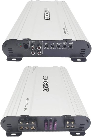 Audiobank モノブロック 7000W Amp Class D 1OHM カーオーディオ ステレオ アンプ Remote Turn On/Off Circuit/Heavy-Duty Aluminium Alloy Heatsink_3