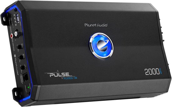 Planet Audio PL2000.1M モノブロック カーアンプ - 2000W, 2/4 Ohm Stable, Class A/B, Mosfet Power Supply, Great for サブウーファー_1