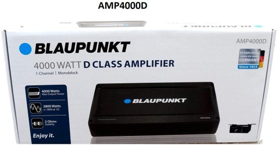 BLAUPUNKT AMP4000D 4000W Max 1-CH モノブロック Class D ステレオ カーオーディオ アンプ_5